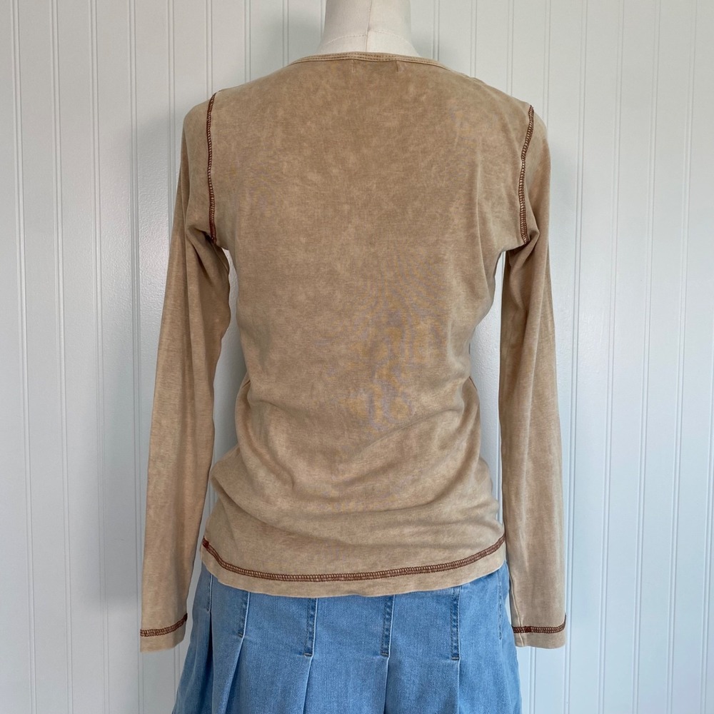 Xcit USA Womens Vintage Y2K Fairy Grunge Top Size M Graphic Print Earthy Indie - Picture 4 of 10